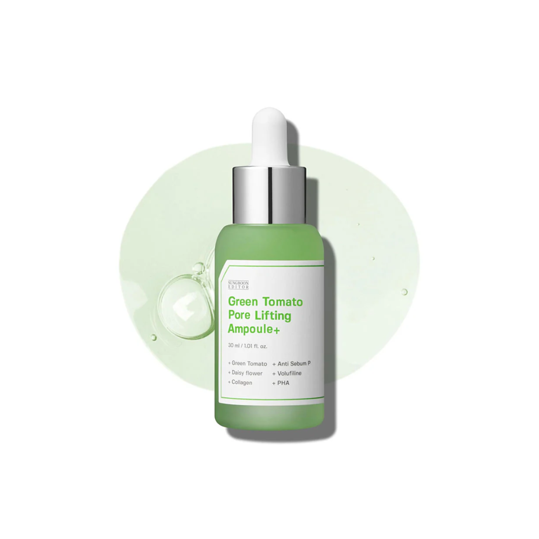 SUNGBOON EDITOR 绿番茄毛孔紧致提拉安瓶精华 30ml