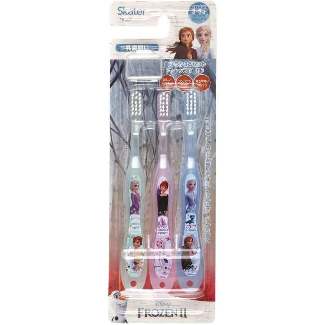 Skater Toddler Toothbrush 3-5 Years Old Frozen 3 Pieces