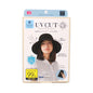 UVCUT foldable sun hat (black x polka dots) 12CM