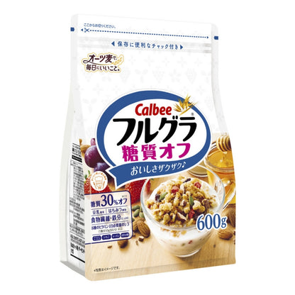 Calbee Fruit Cereal Reduced Sugar Flavor 600g x 6