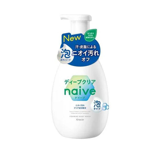 NAIVE Botanical Essence Foaming Shower Gel 600ml (9)