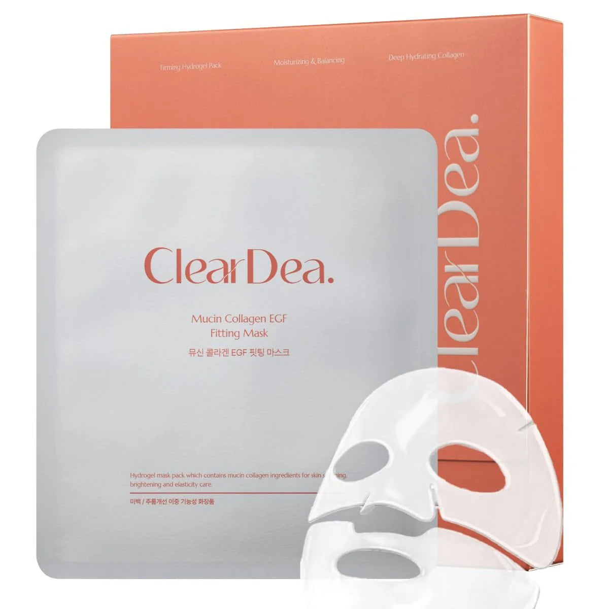 Cleardea 黏蛋白胶原蛋白EGF贴合面膜 36g×5片入
