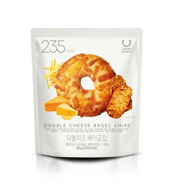 Delight Project 低卡贝果脆片 双重芝士味 50g