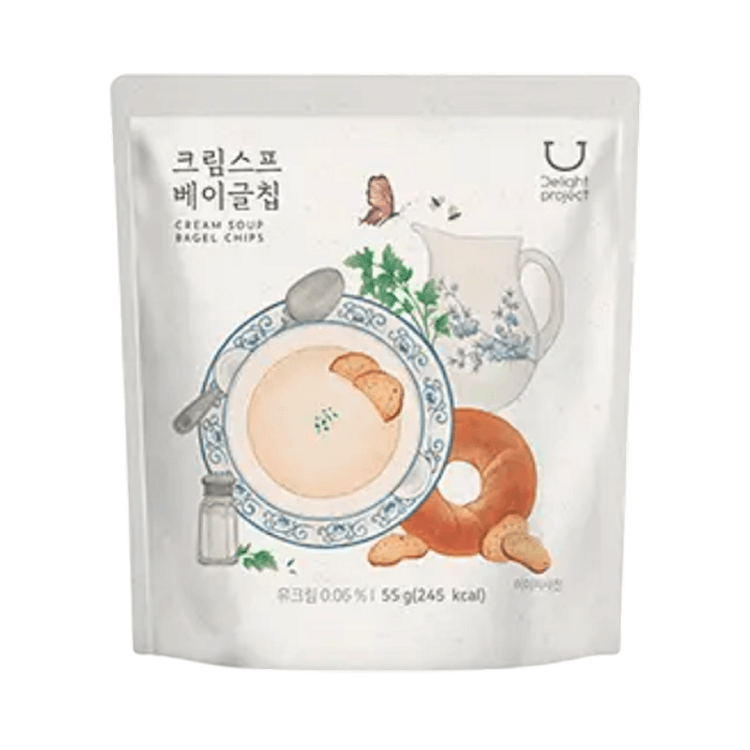 Delight Project 低卡贝果脆片 奶油浓汤