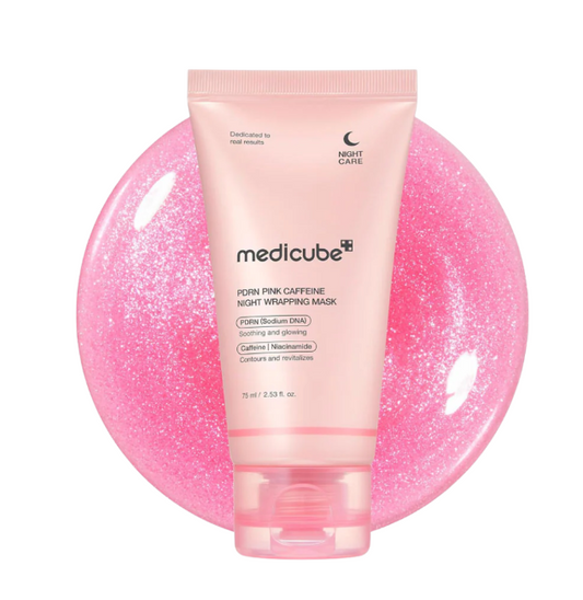 Medicube PDRN粉色咖啡因晚安涂抹面膜 75ml（28.7.20）