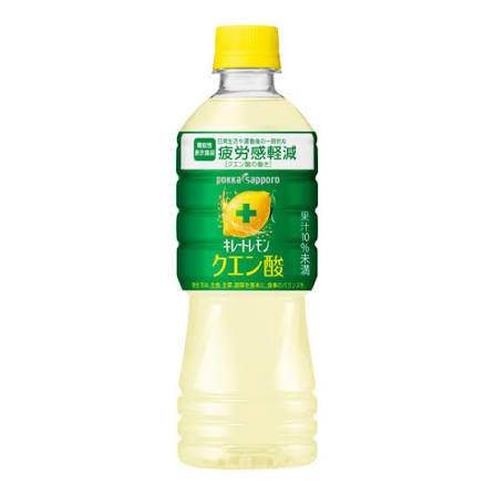 POKKA SAPPORO Chelate Lemon 柠檬酸饮料 525ml （箱规：24）