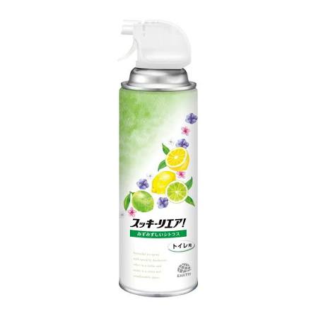 EARTH  厕所消臭芳香喷雾 清新柑橘香 350ml