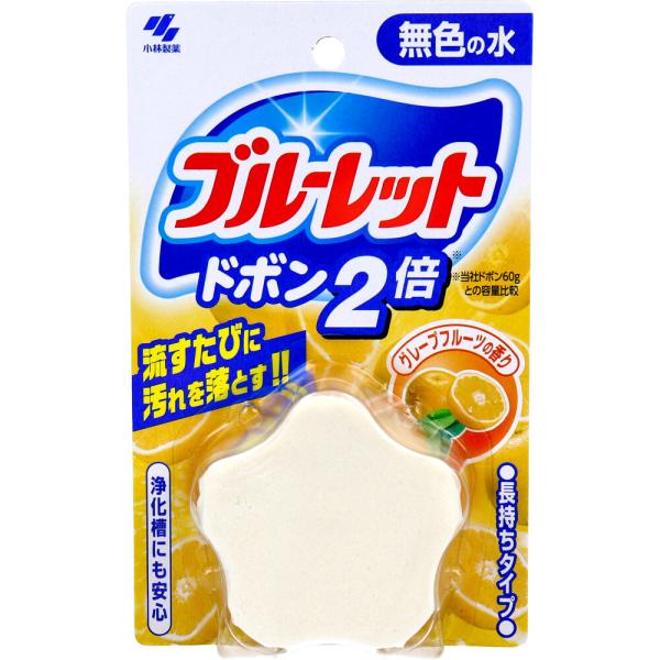Kobayashi Pharmaceutical Toilet Cleaner Block Grapefruit Fragrance 120g