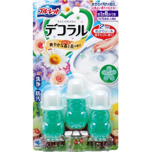 Kobayashi Pharmaceutical Toilet Gel Small Flower 3 Pieces into the Forest Fragrance