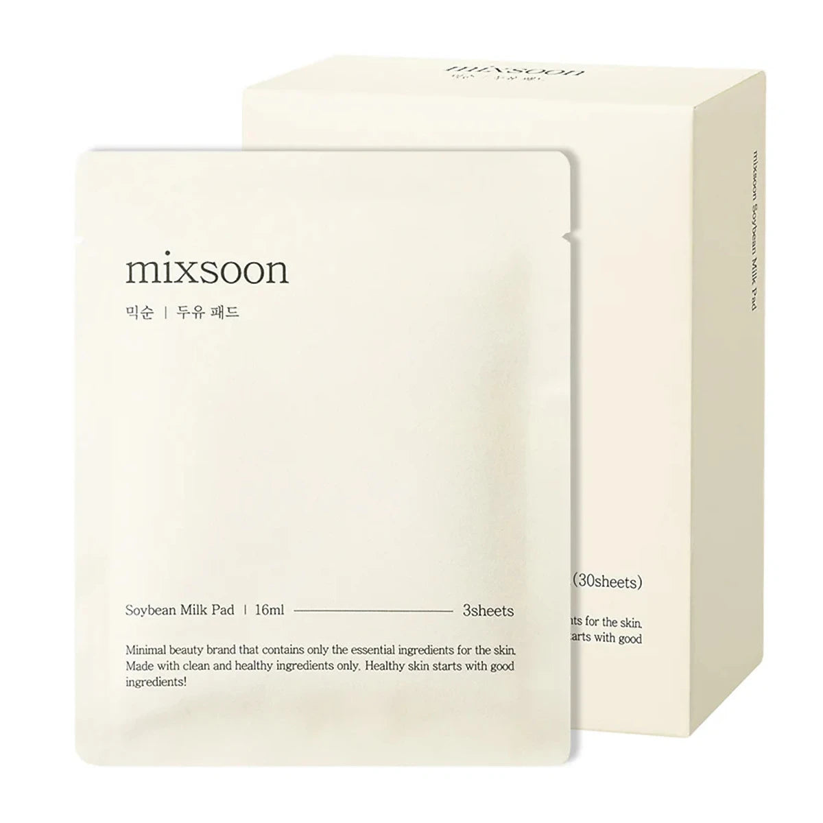 mixsoon 豆乳保湿精华棉片 3片入