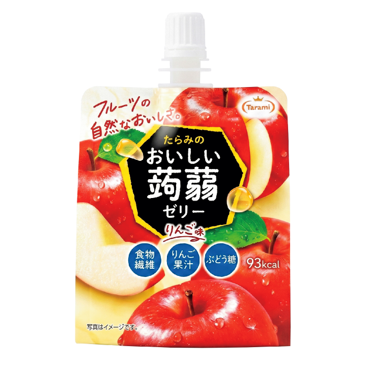 Tarami 蒟蒻果冻苹果味 吸吸袋 150g（组规：6）