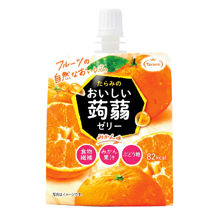 Tarami 蒟蒻果冻蜜柑味 吸吸袋 150g（组规：6）