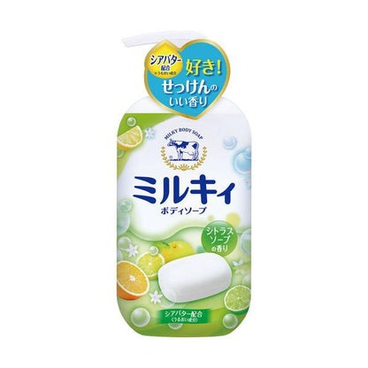 COW 牛乳石碱沐浴露柑橘柚子香 500ml (12)
