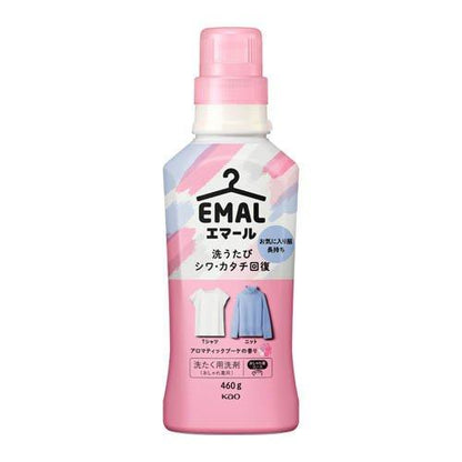 Kao Silk Wool Shrink-Resistant Color Protecting Laundry Detergent Pink Floral Fragrance 460ml (18)