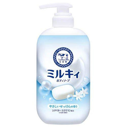 COW 牛乳石碱沐浴露皂香 500ml (12)