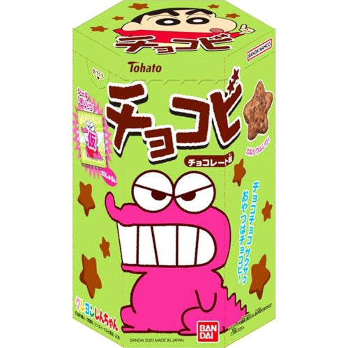 Tohato 桃哈多蜡笔小新巧克力味玉米星星玉米脆 25g（组规：6）