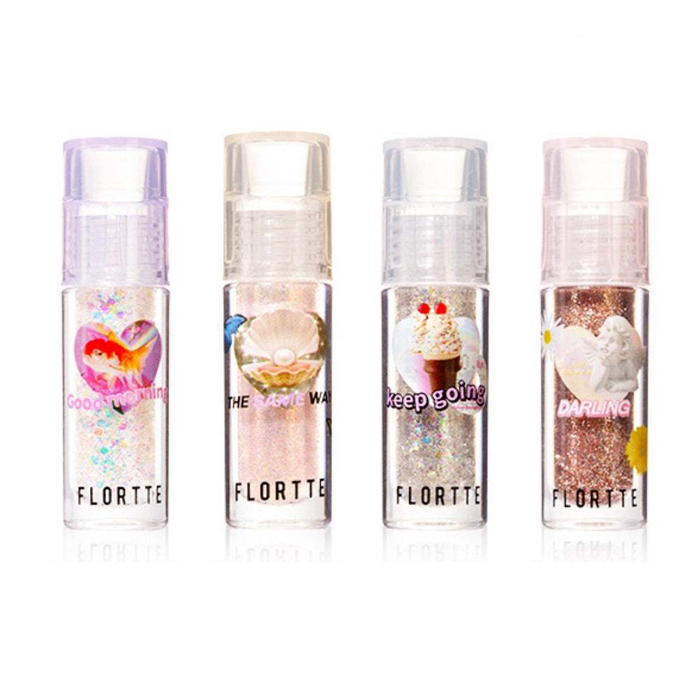 FLORTTE Heart-beating Sniper Liquid Eyeshadow 07#Flower Sun Rainbow You (27.04.07)