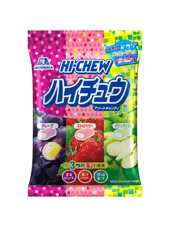 MORINAGA 森永 HI-CHEW 三种混合水果味软糖 86g（组规：8）